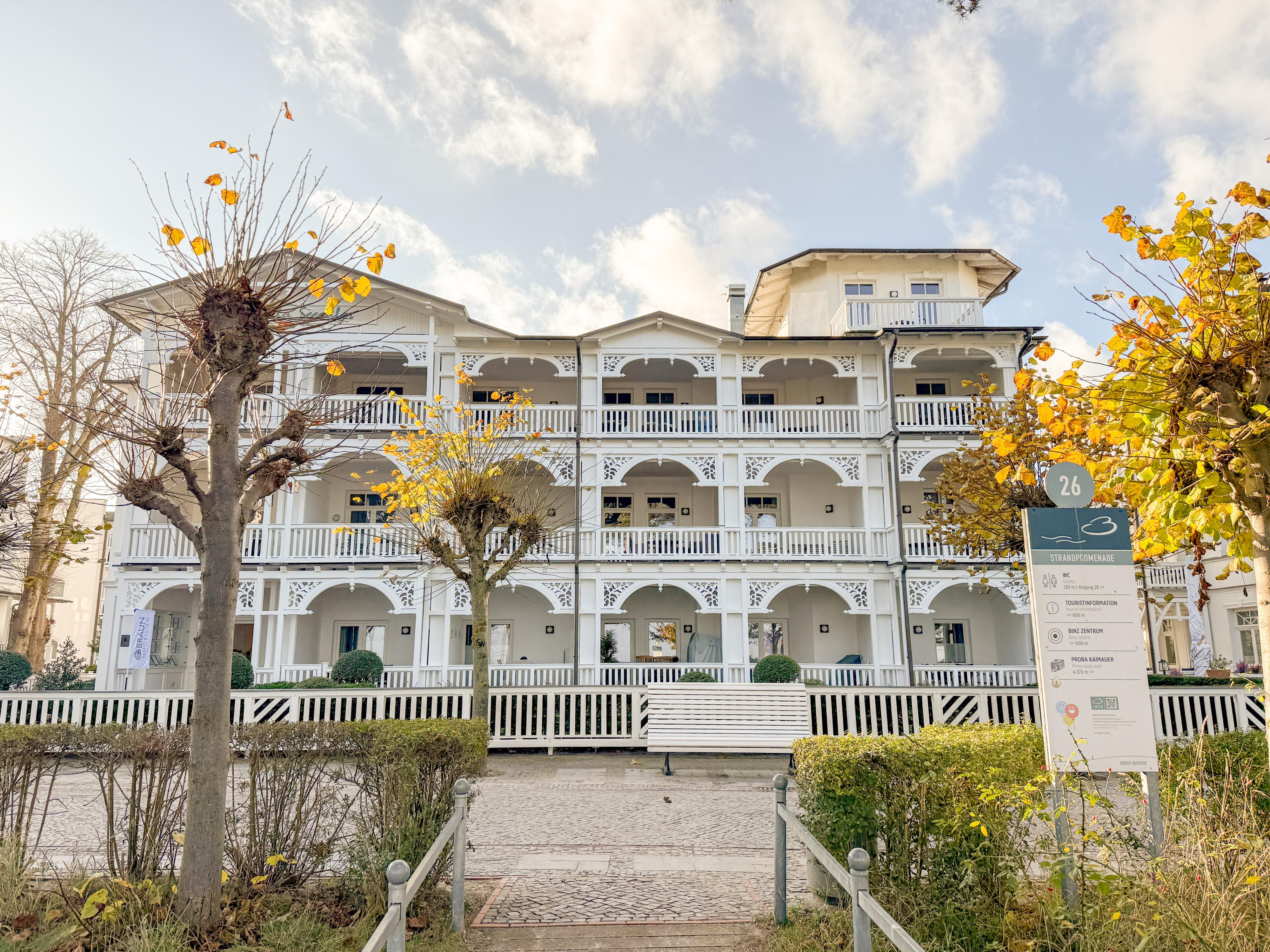 Villa Seeadler 615 im Ostseebad Binz direkt an der Strandpromenade