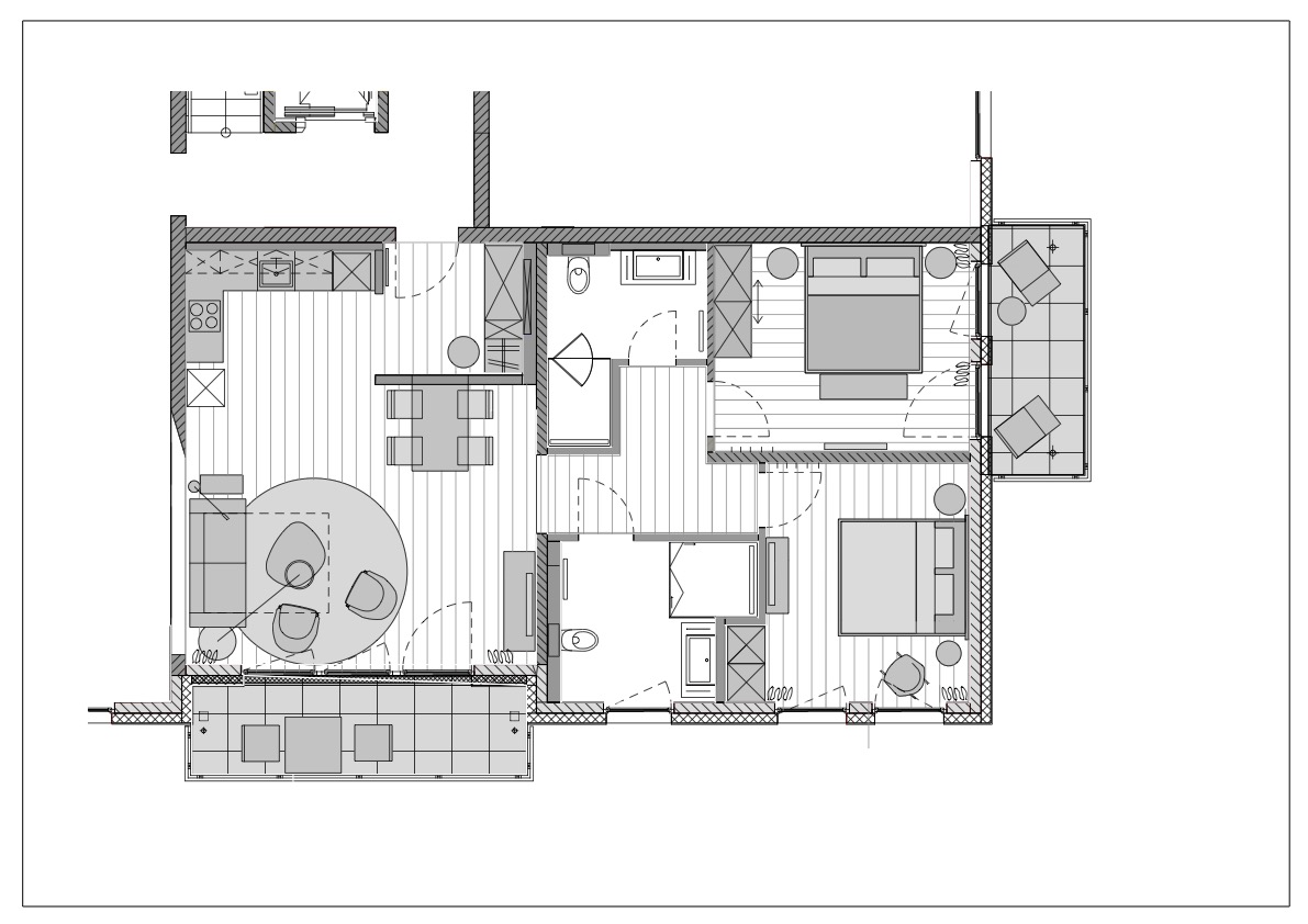 Villa Beatrice Seeglas in Binz - Grundriss